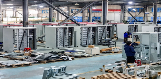 Kontener BESS i falownik PCS – instalacja przemysłowa EasyEV Solar